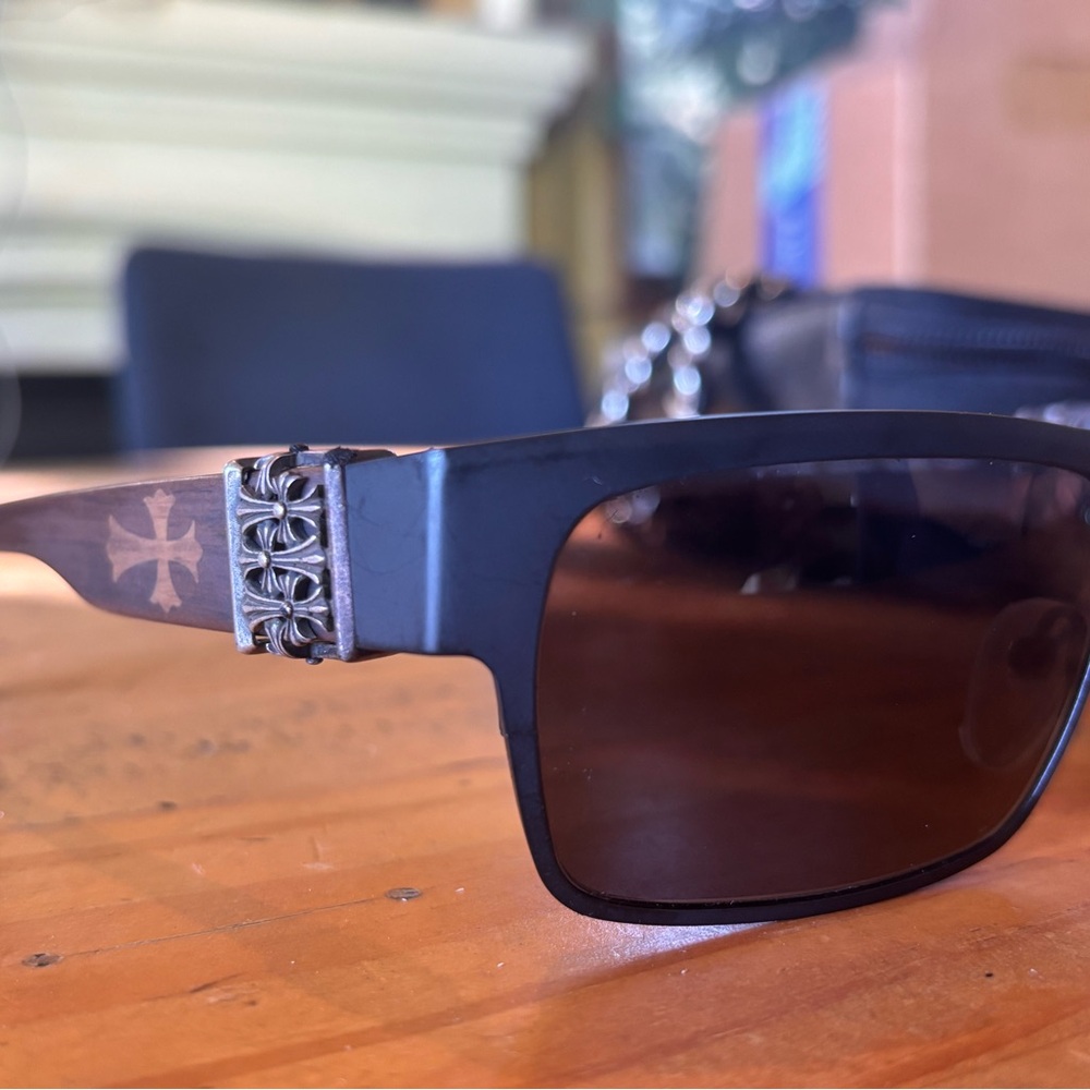 Chrome Hearts Sunglasses with Silver Accents